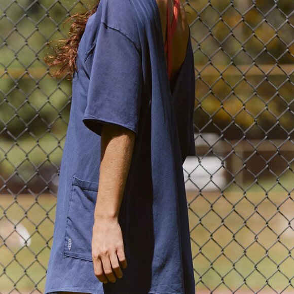 Free People - Hot Shot Tee Romper - Midnight Navy - Size Small - Picture 3 of 8